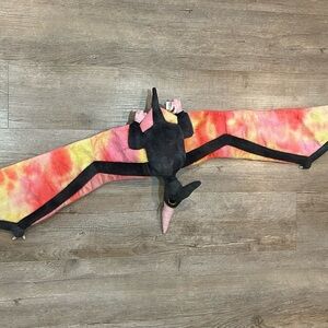 Jurassic Quest Pink Pterodactyl Dinosaur Stuffed Plush Wearable Wings 45"